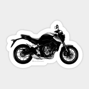 Honda CB650R 19, bw Sticker